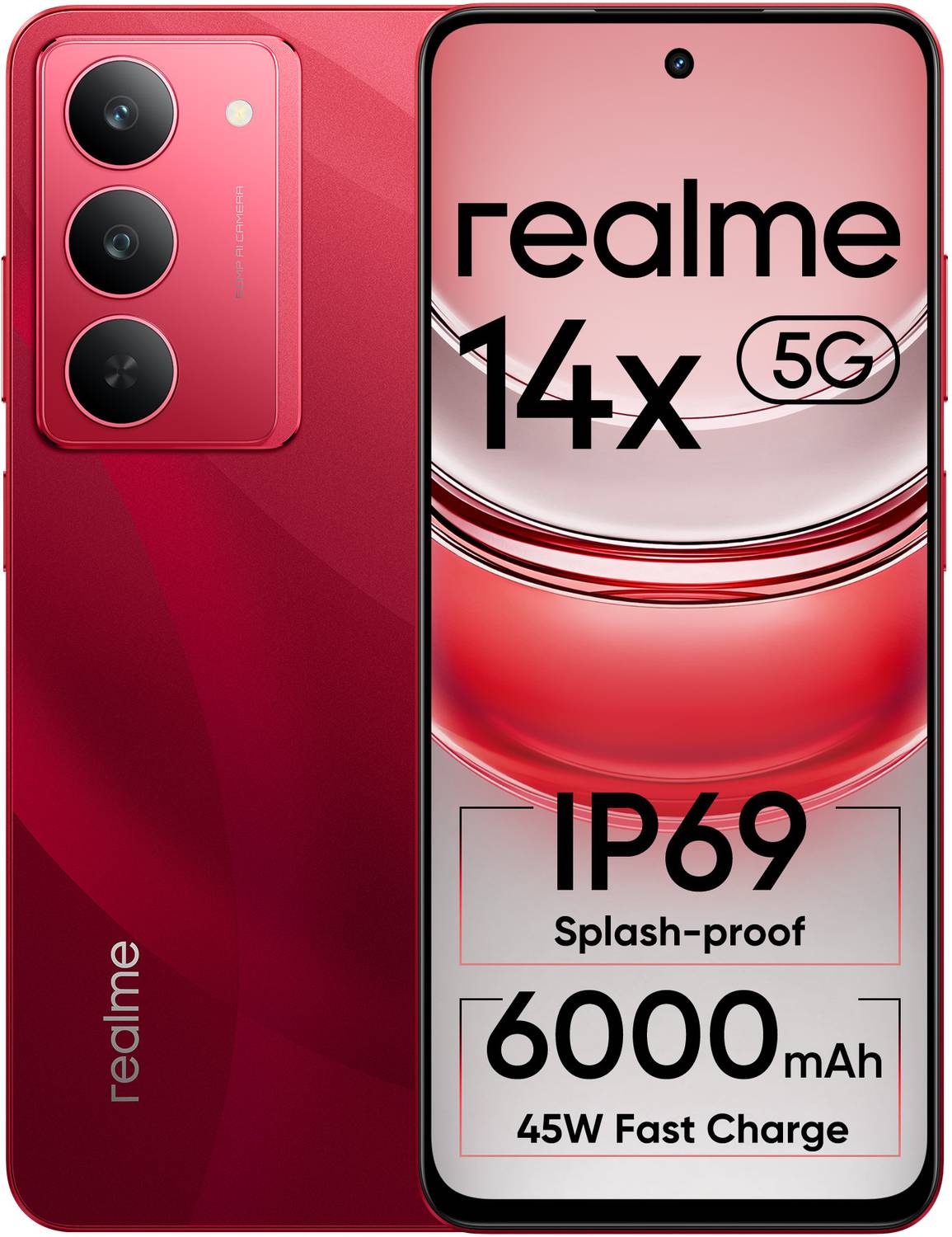 realme 14x 5G (Jewel Red, 128 GB) (8 GB RAM)