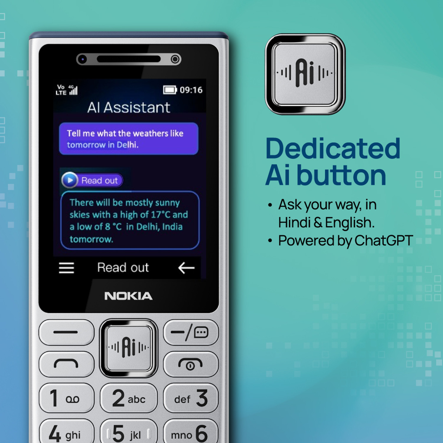 Image of Nokia 210 4G DS (Silver)