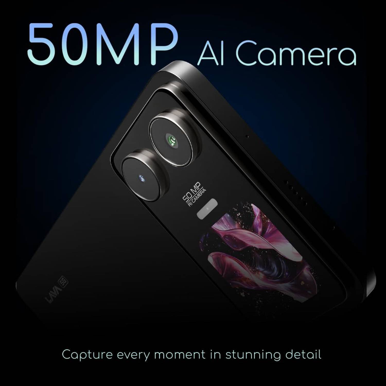 LAVA Blaze Duo 3 128GB Moonlight Black - Image 4