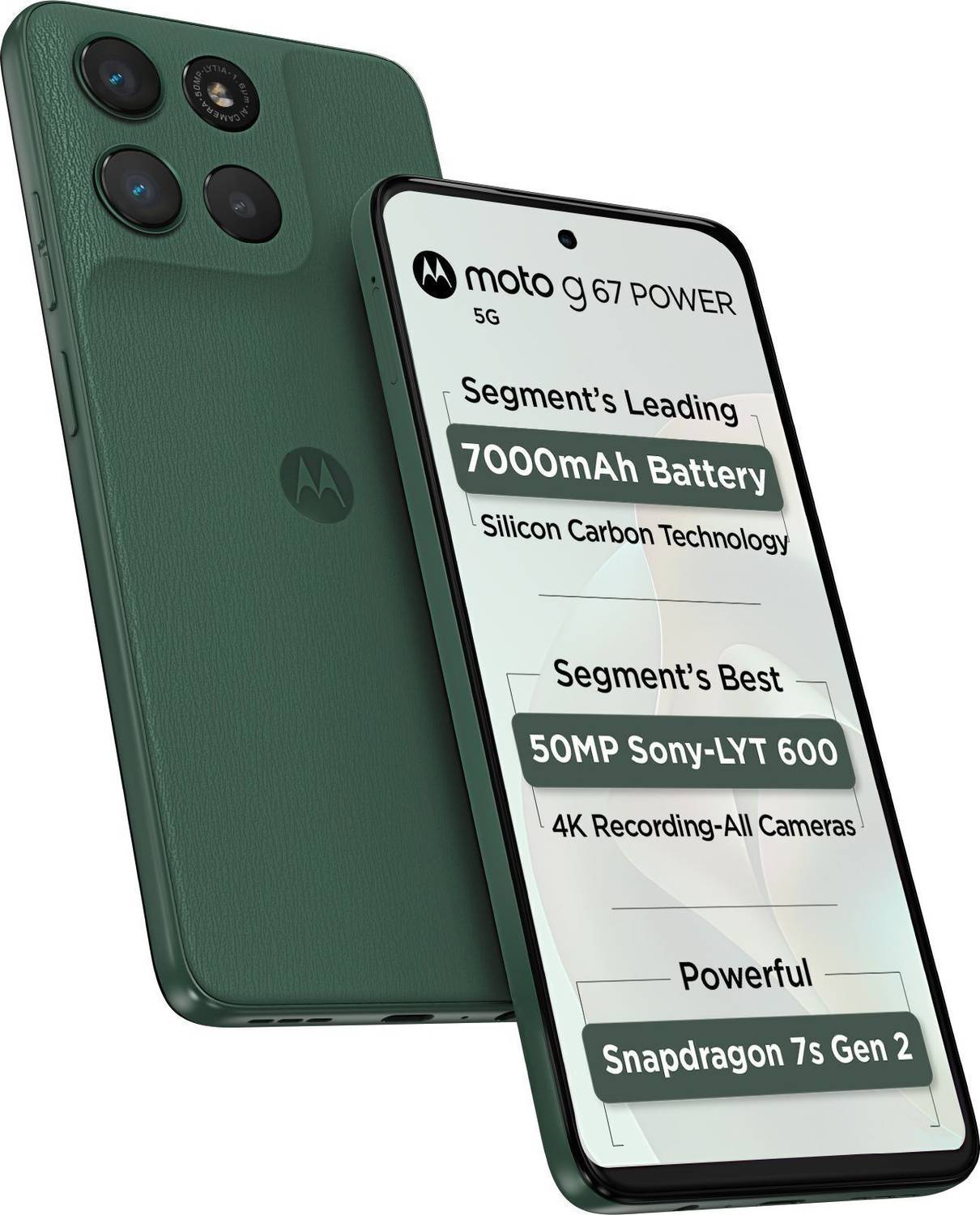 MOTOROLA g67 power 5G 256GB Pantone CILANTRO - Image 3