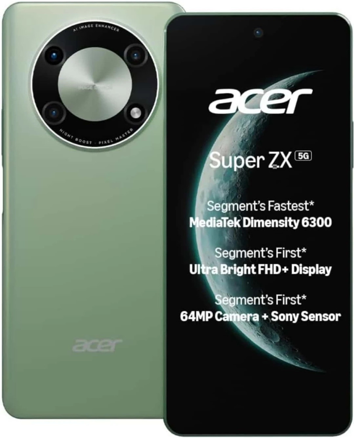 Acer Super ZX 5G (Cosmic Green, 128 GB) - Price History