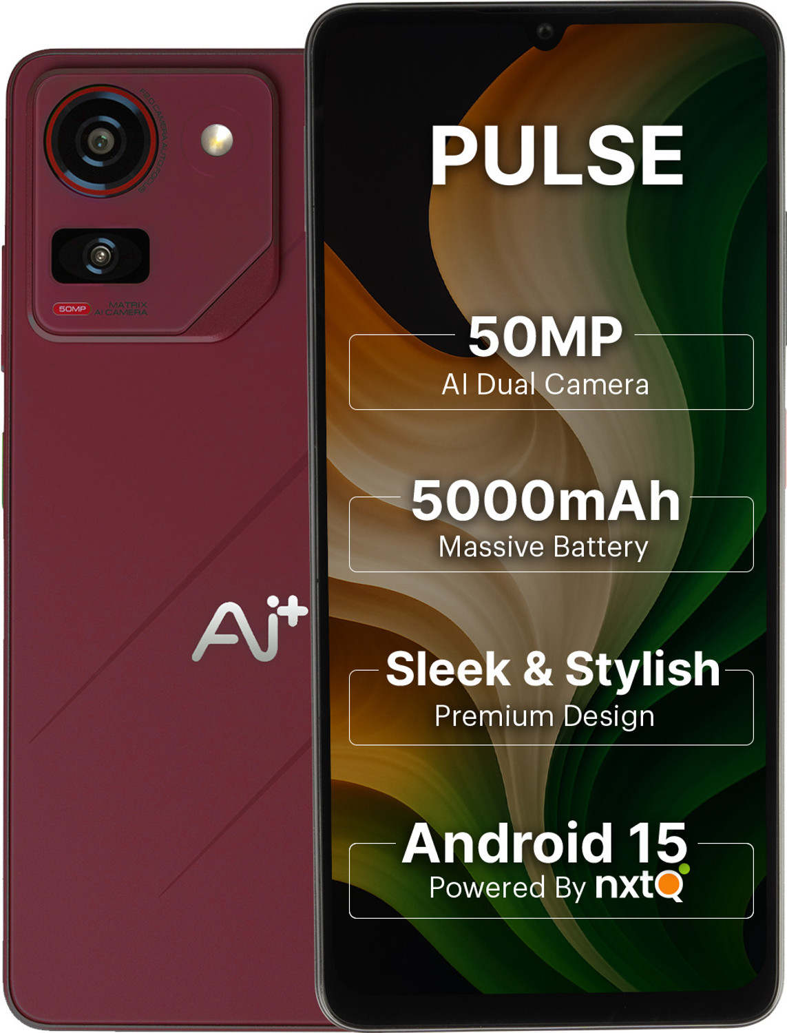 Image of Ai+ Pulse 1 (Sparkle Red, 64 GB)