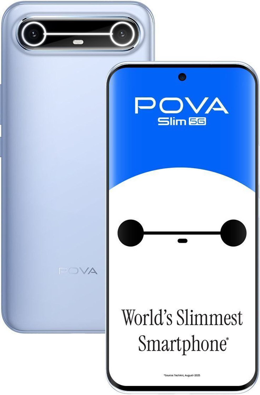 Image of Tecno Pova Slim 5G (Sky Blue, 128 GB)