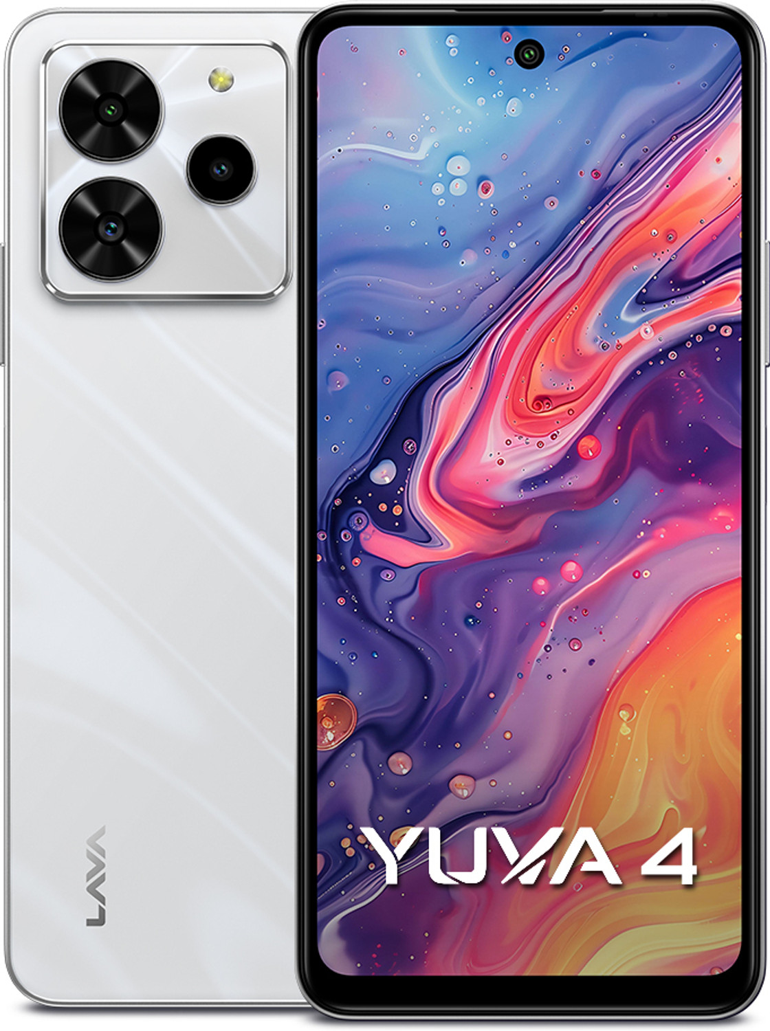 Image of LAVA Yuva 4 (Glossy White, 64 GB)