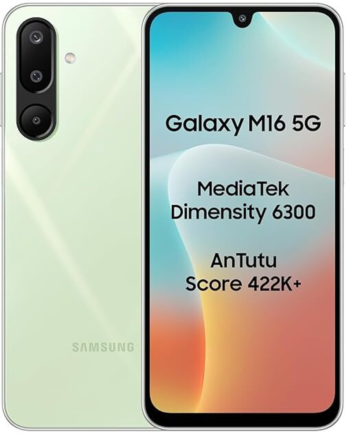 Image of Samsung Galaxy M16 5G (Mint Green, 128 GB)