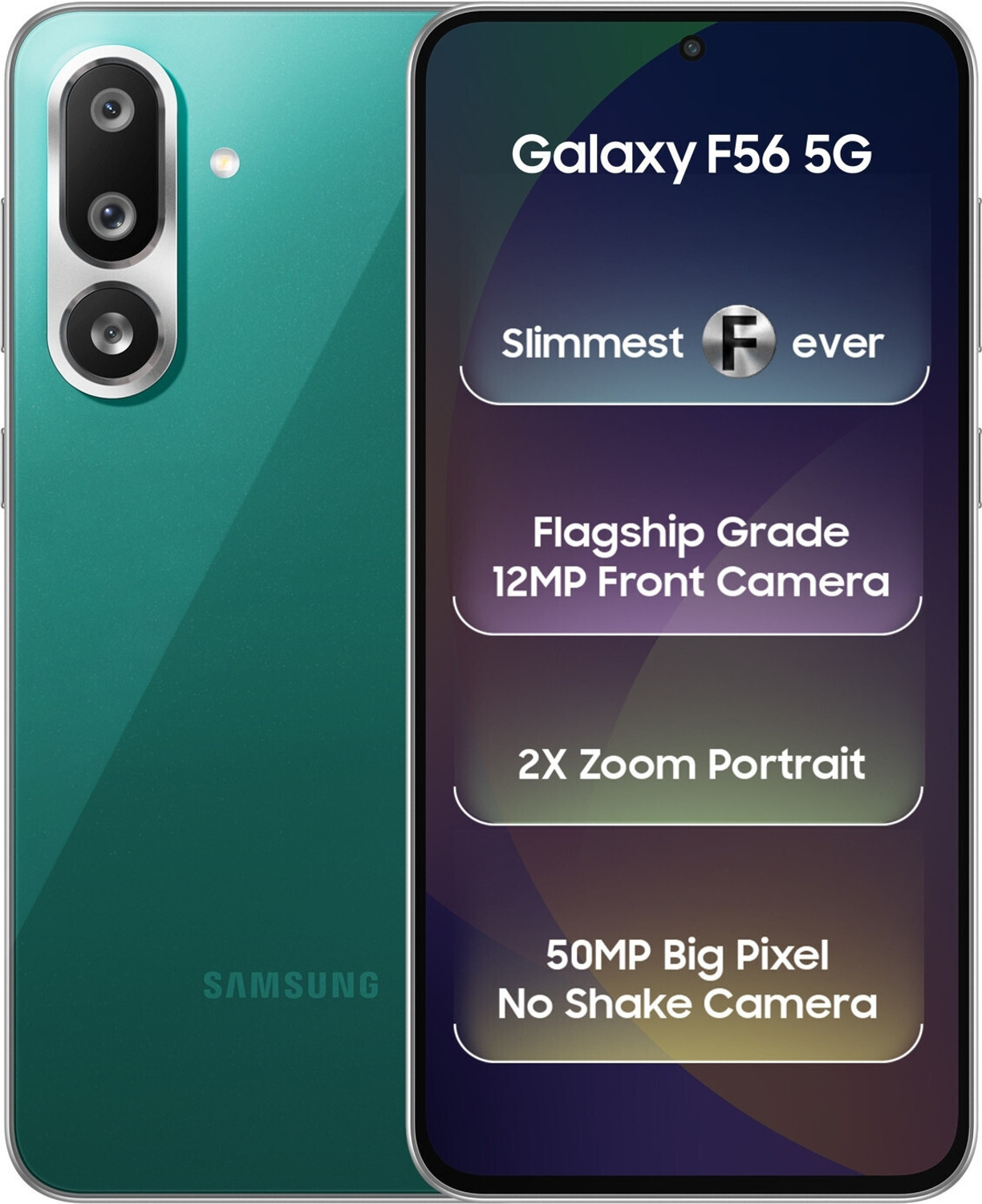 Image of Samsung Galaxy F56 5G (Green, 256 GB)