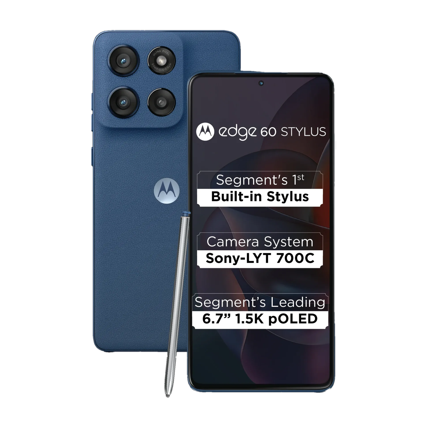 MOTOROLA Edge 60 Stylus (PANTONE Gibraltar Sea, 256 GB) - Price