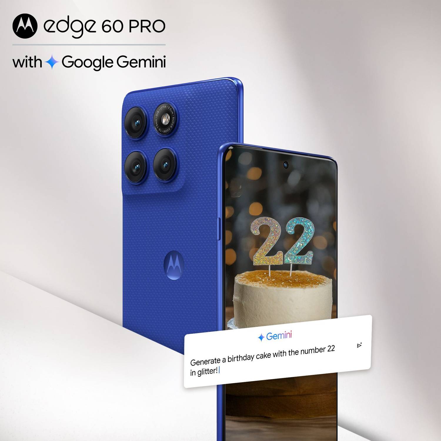 Motorola Edge 60 Pro 256GB Pantone Dazzling Blue - Image 4