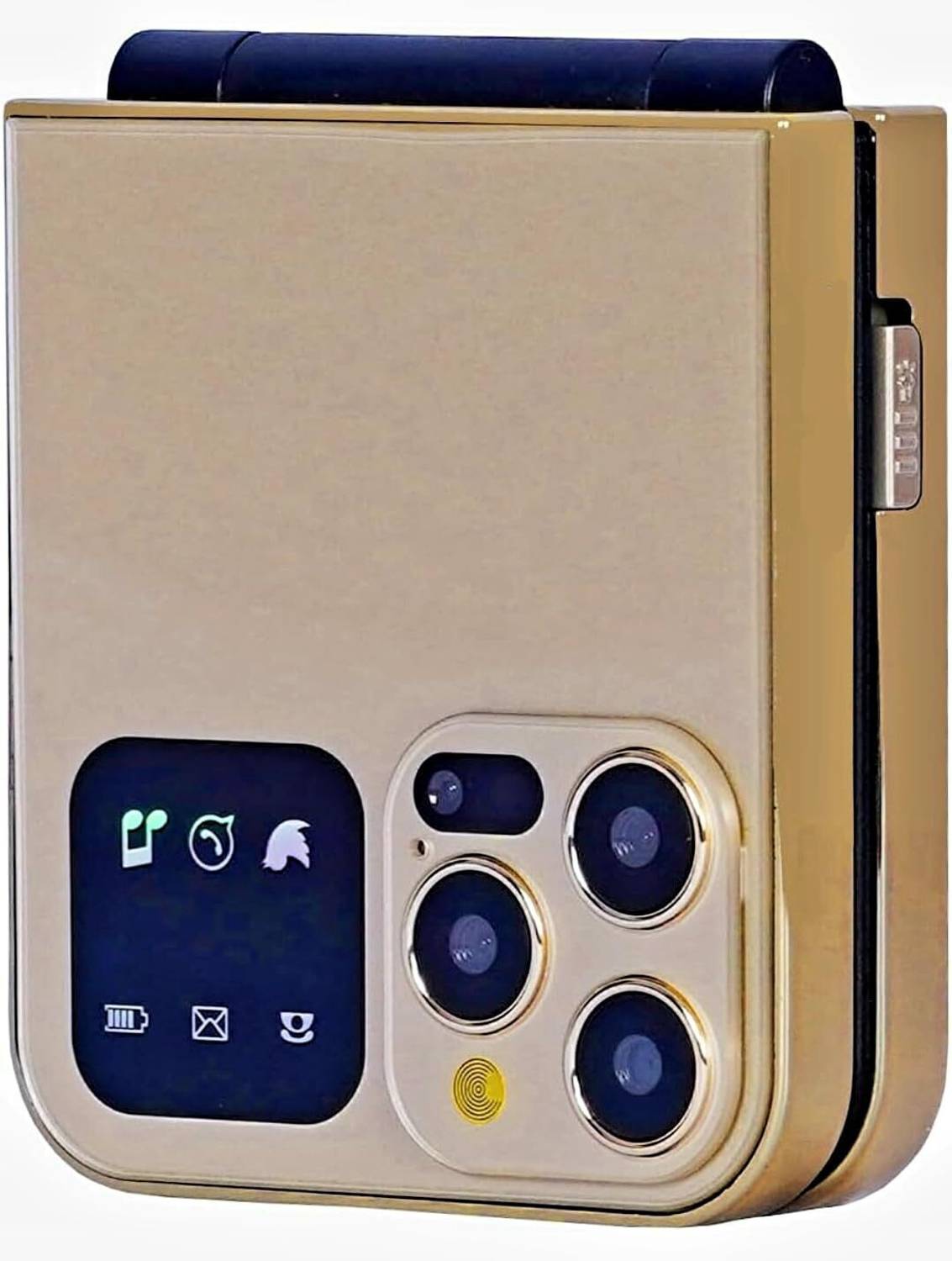 TOUCH 18 Rock Z Flip Dual Sim Keypad Mobile with 2.4" Display C