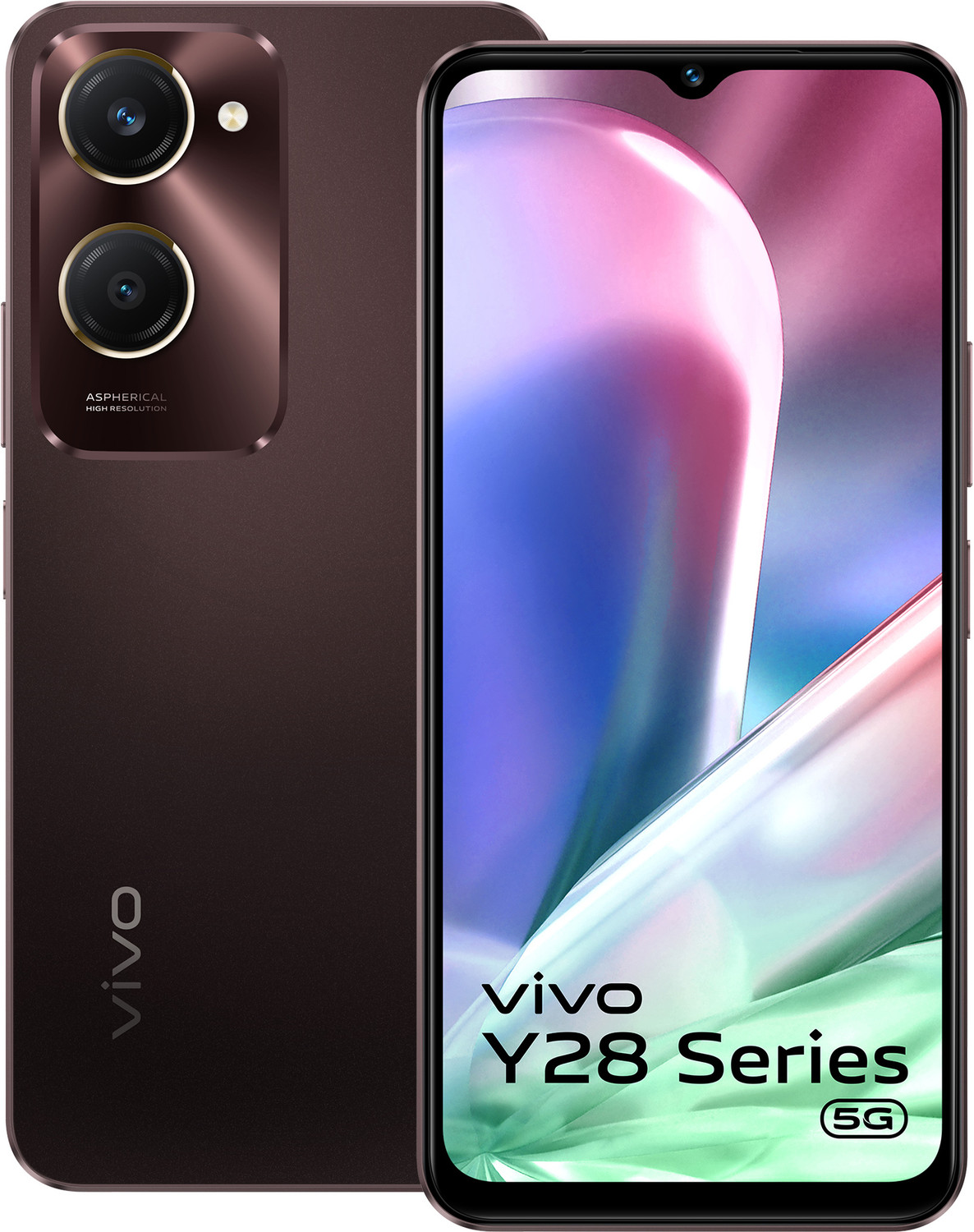 Image of vivo Y28s 5G (Vintage Red, 128 GB)