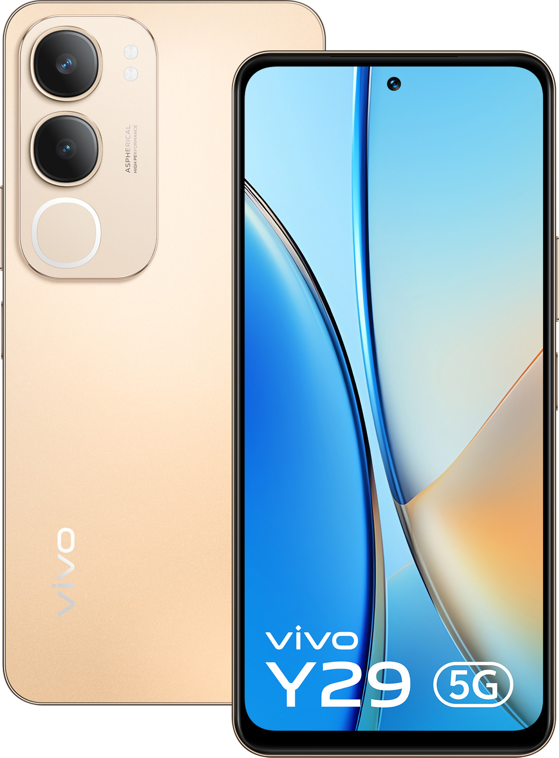 Image of vivo Y29 5G (Titanium Gold, 256 GB)