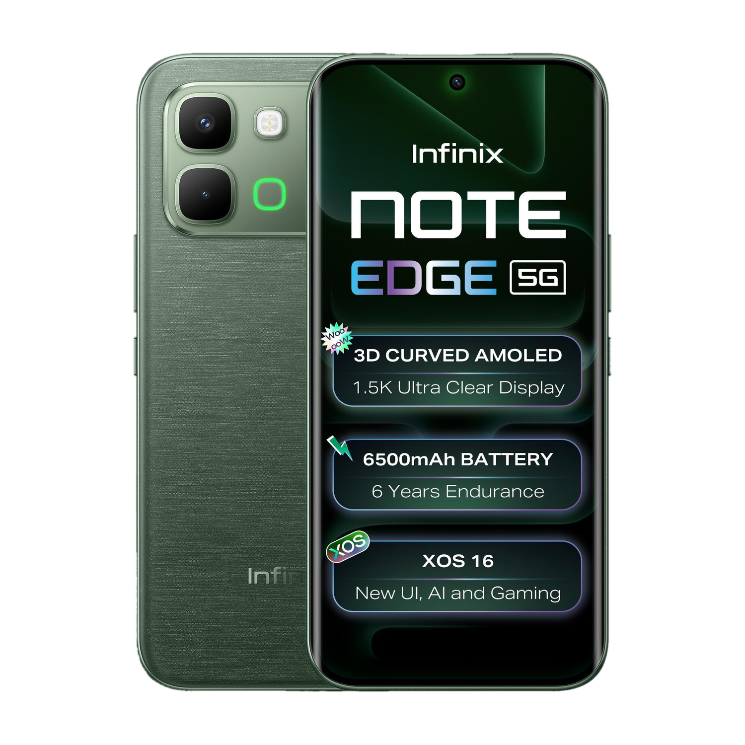 Infinix Note Edge Silk Green 128 Gb price history chart and lowest price