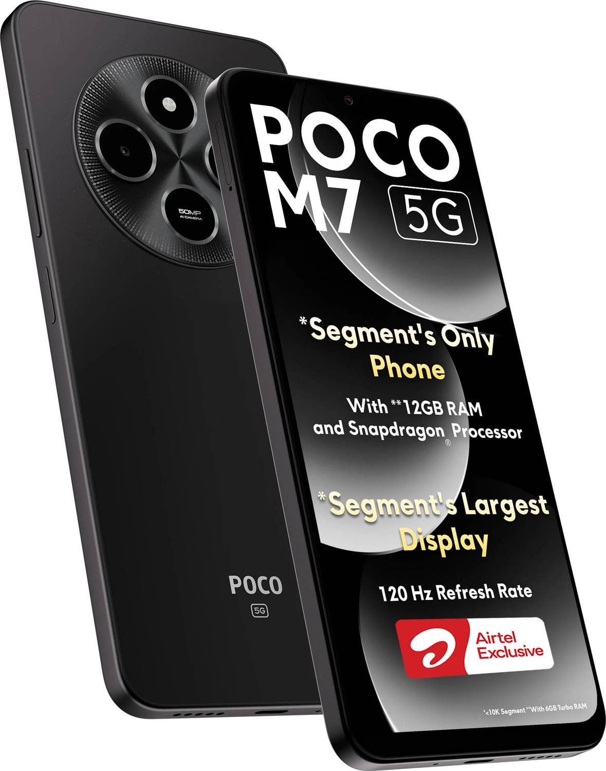POCO M7 5G - Locked with Airtel Prepaid (Satin Black, 128 GB) (6