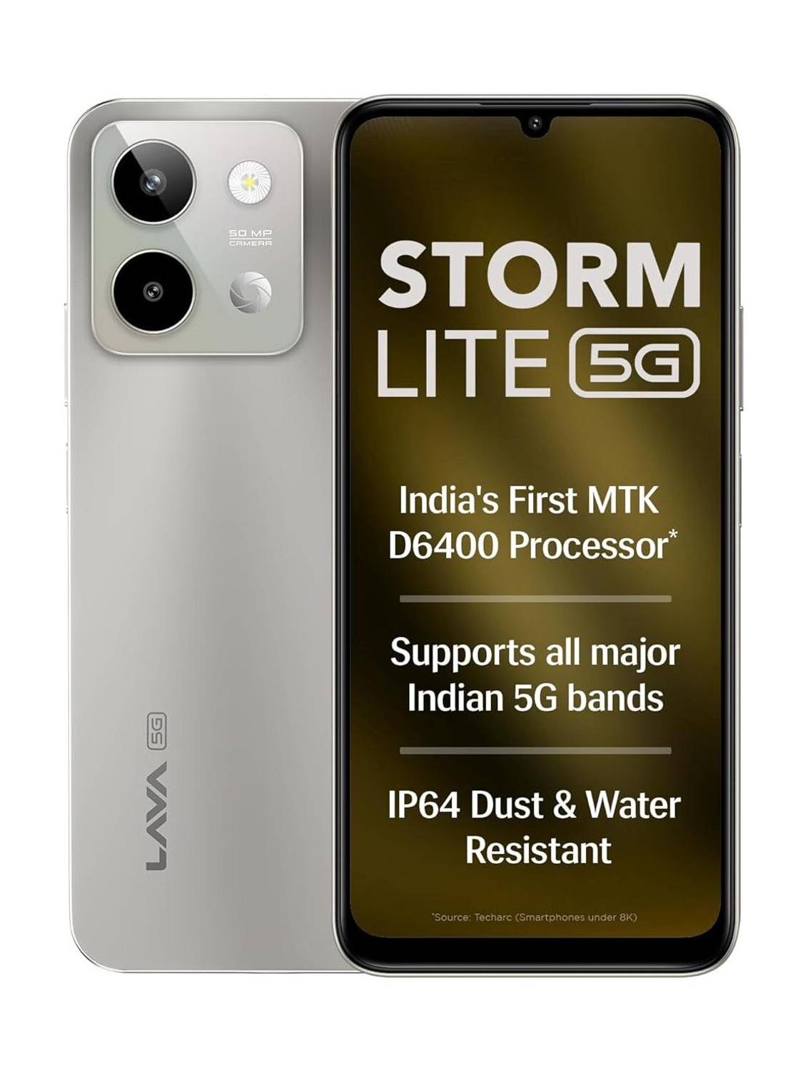 LAVA Storm Lite 5G (Cosmic Titanium, 64 GB)