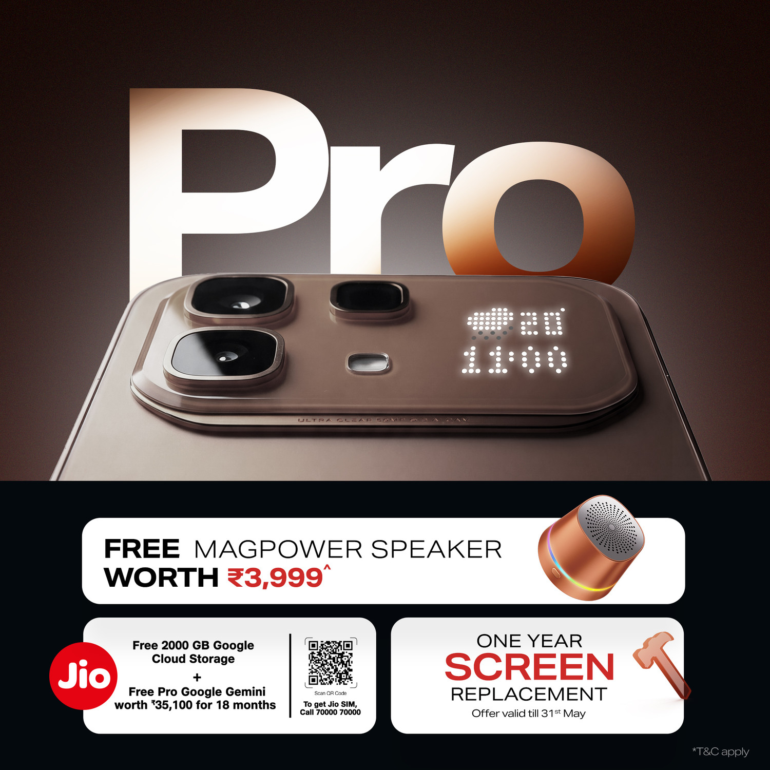 Image of Infinix NOTE 60 Pro (Mocha Brown, 128 GB)