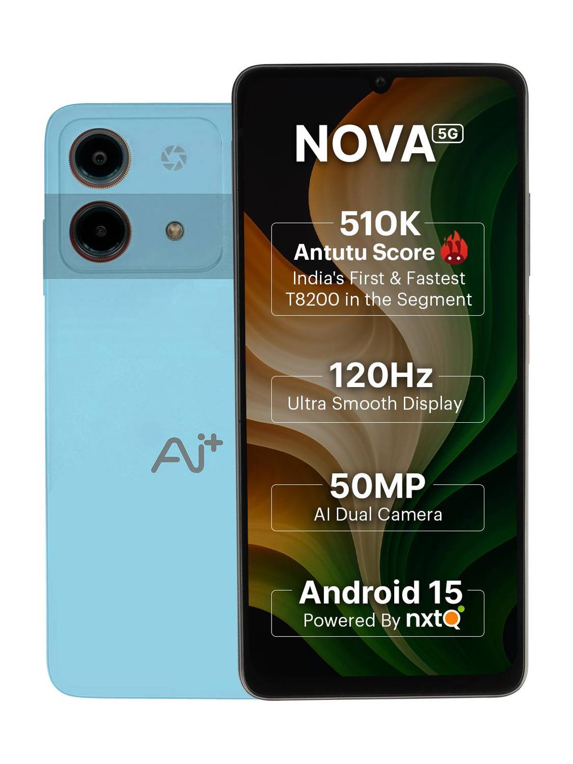 Ai+ Nova 5G (Blue, 128 GB)
