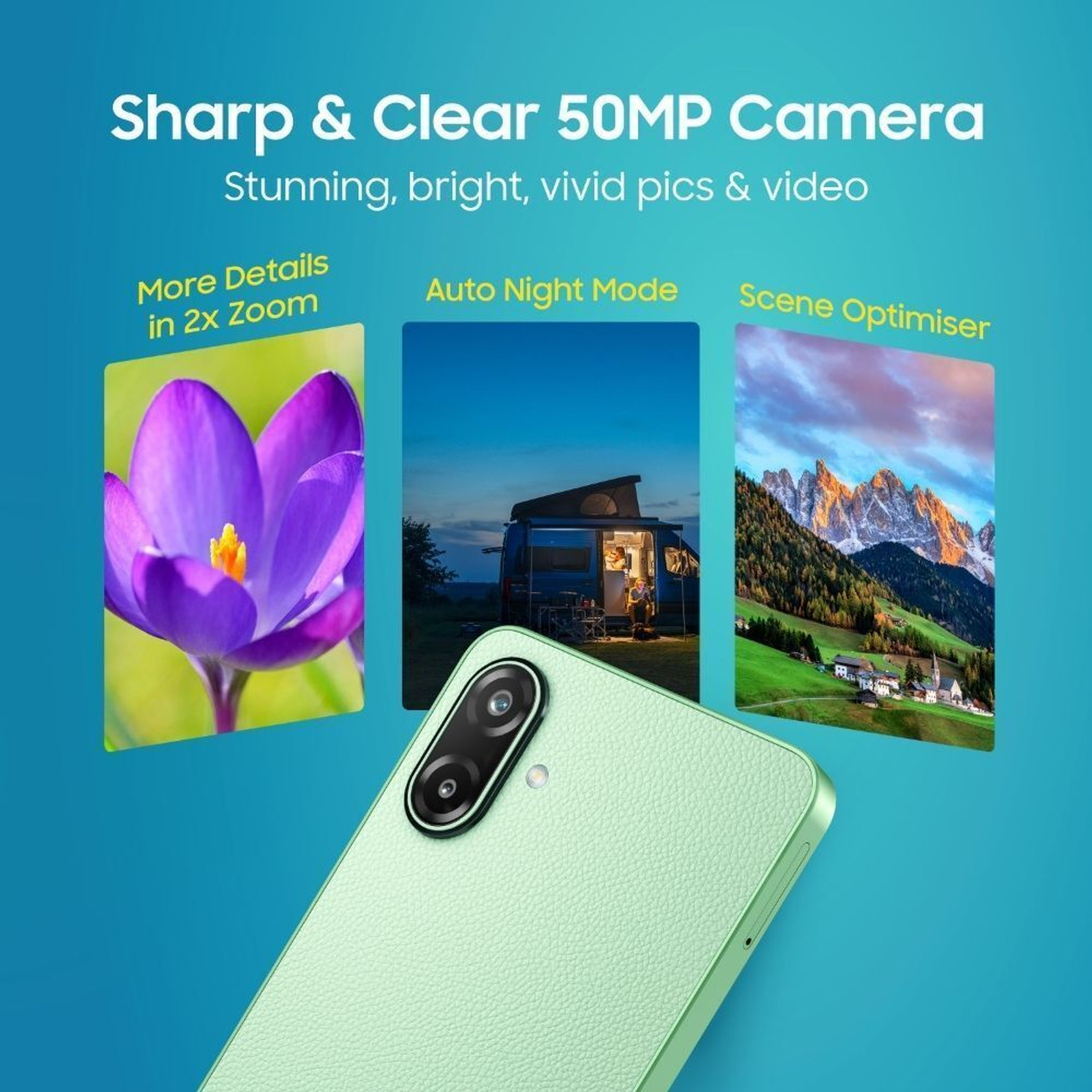 Image of Samsung Galaxy F70e 5G (Limelight Green, 128 GB)