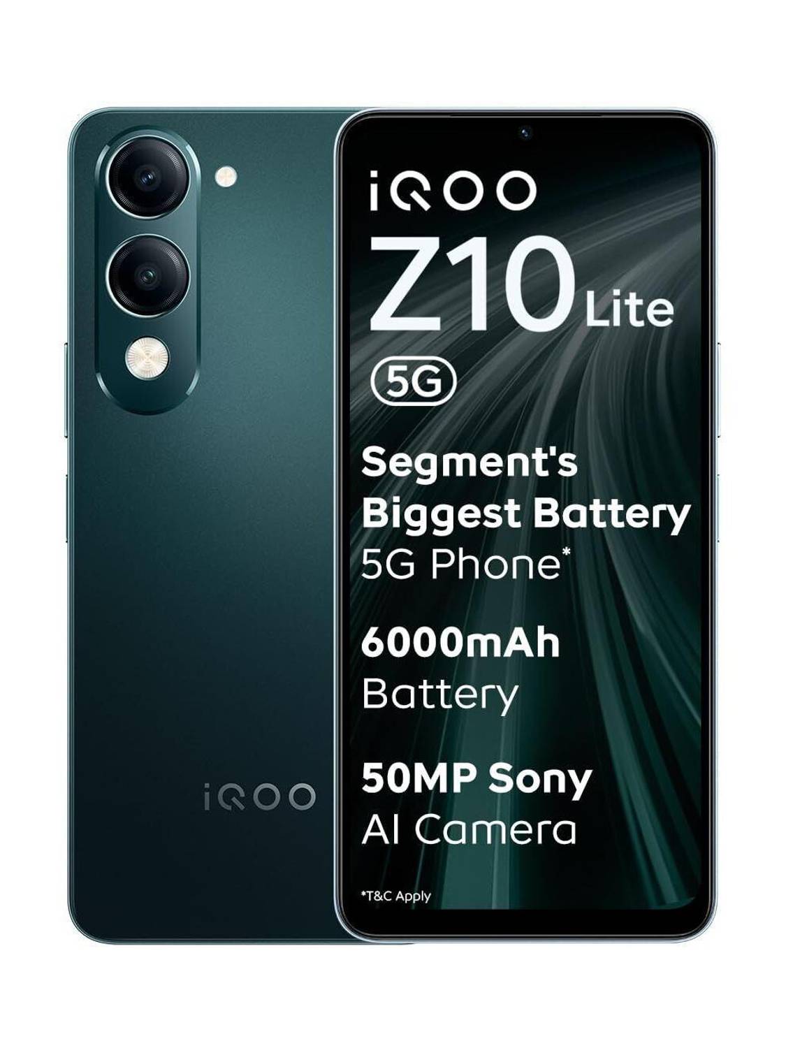 IQOO Z10 Lite 5G (Cyber Green, 128 GB)