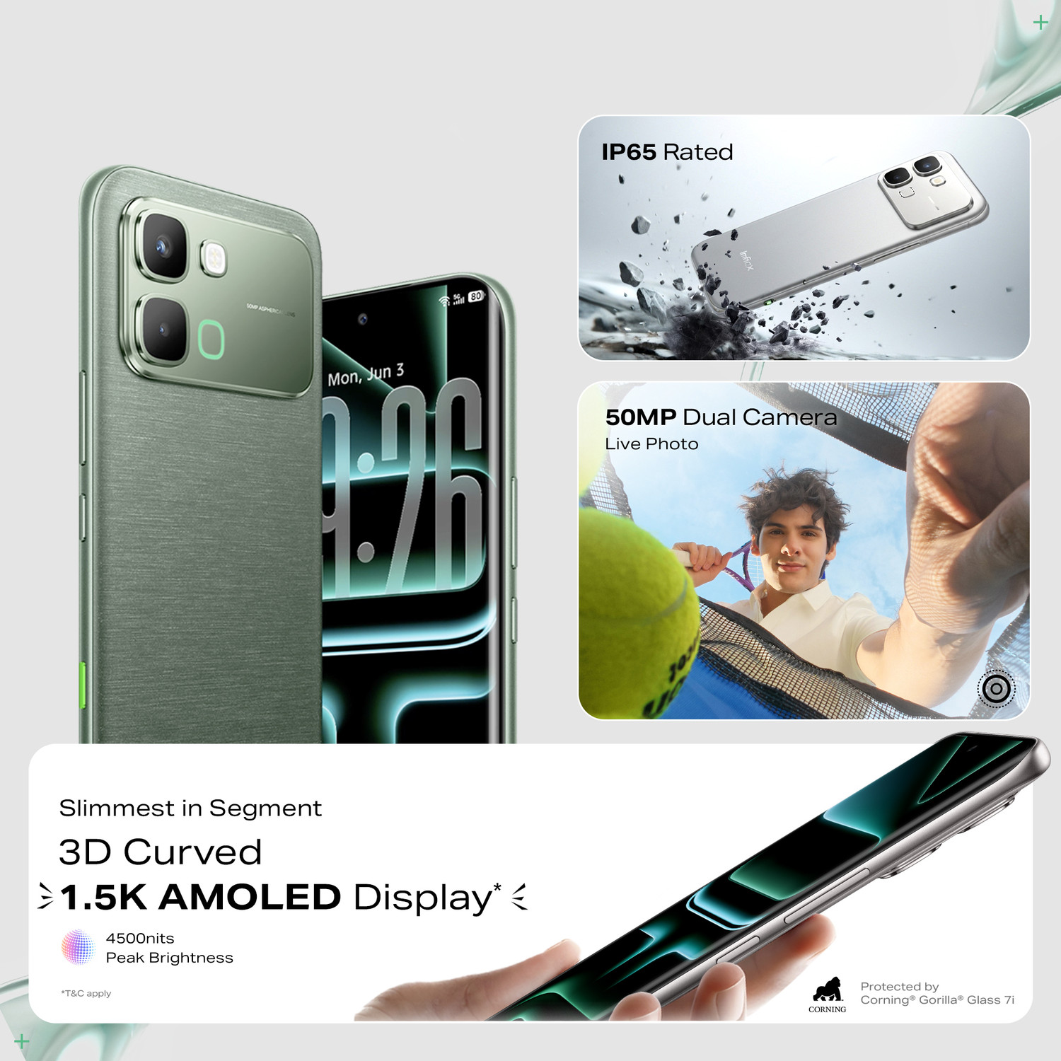 Image of Infinix Note edge (Silk Green, 128 GB)