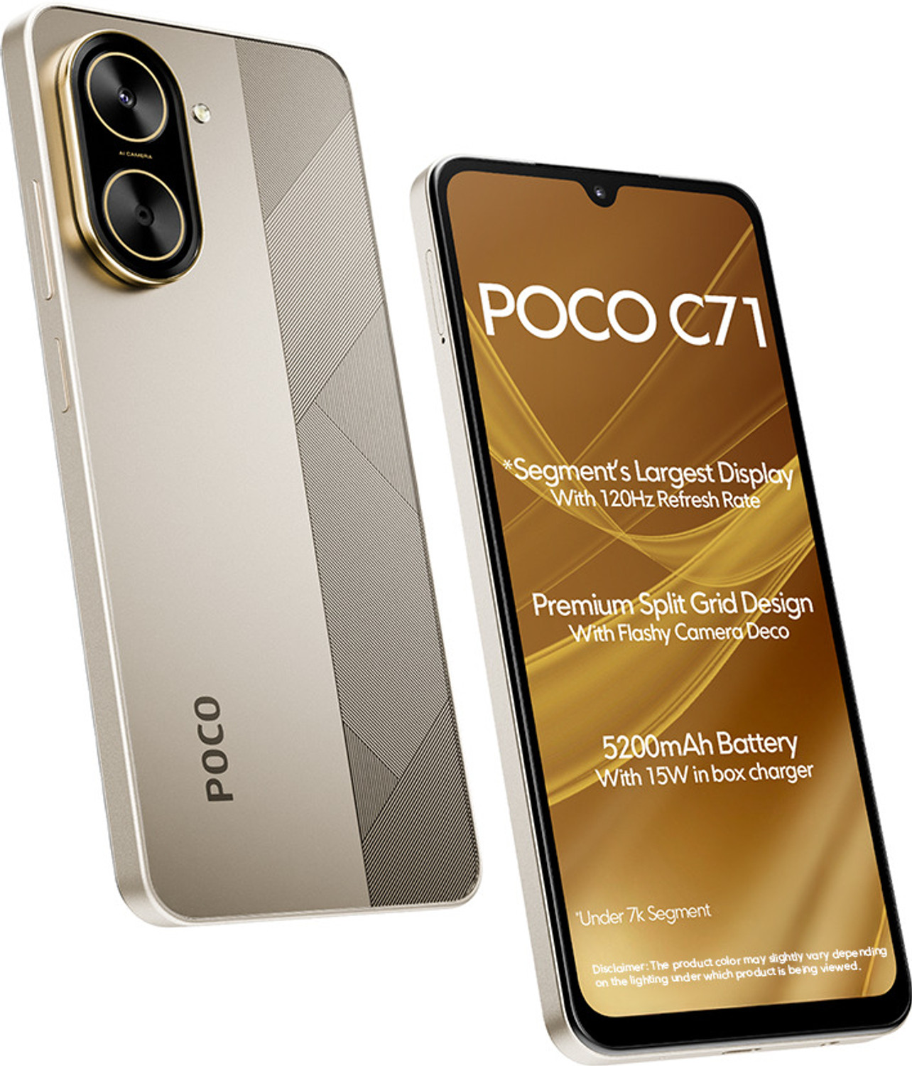 Image of POCO C71 (Desert Gold, 128 GB)