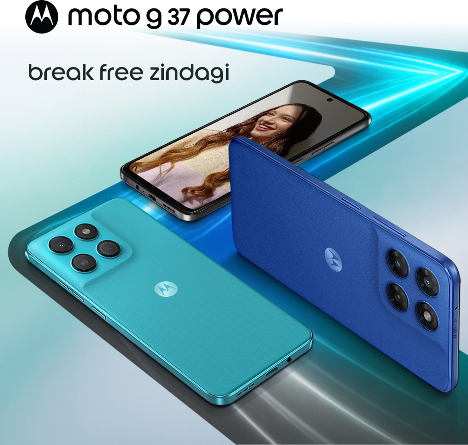 Image of MOTOROLA g37 power (PANTONE Capri, 128 GB)