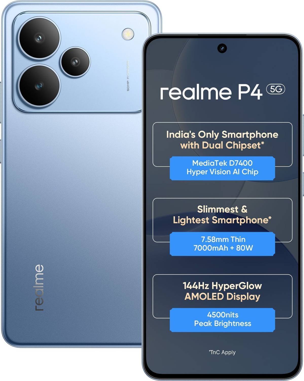 realme P4 5G Engine Blue 128GB
