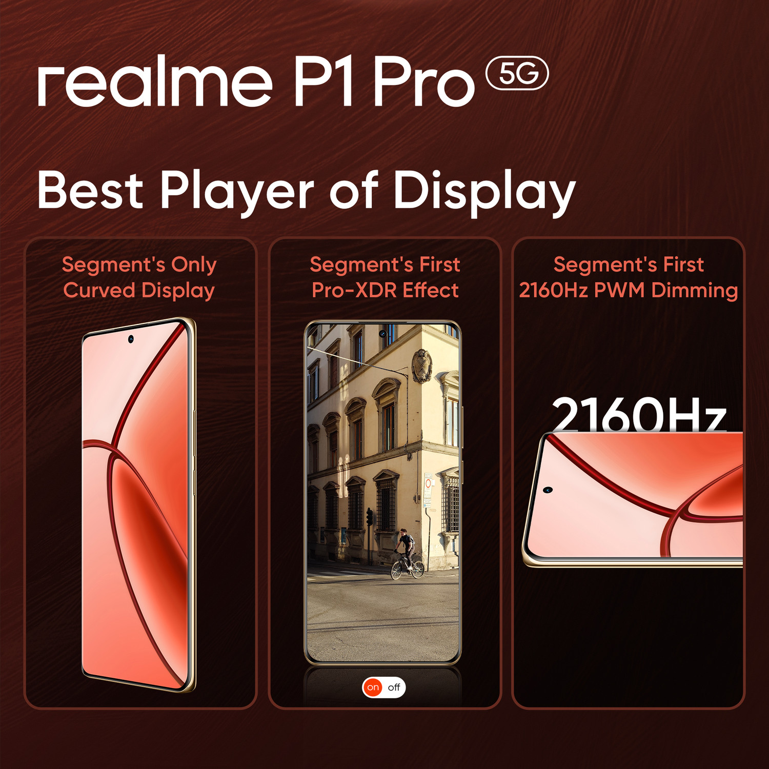 Image of realme P1 Pro 5G (Phoenix Red, 256 GB)
