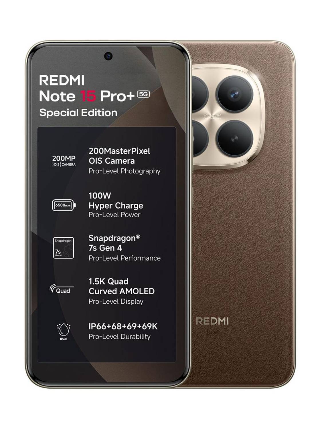 REDMI Note 15 Pro+ 5G Special Edition Coffee Mocha 16GB RAM 512GB...more