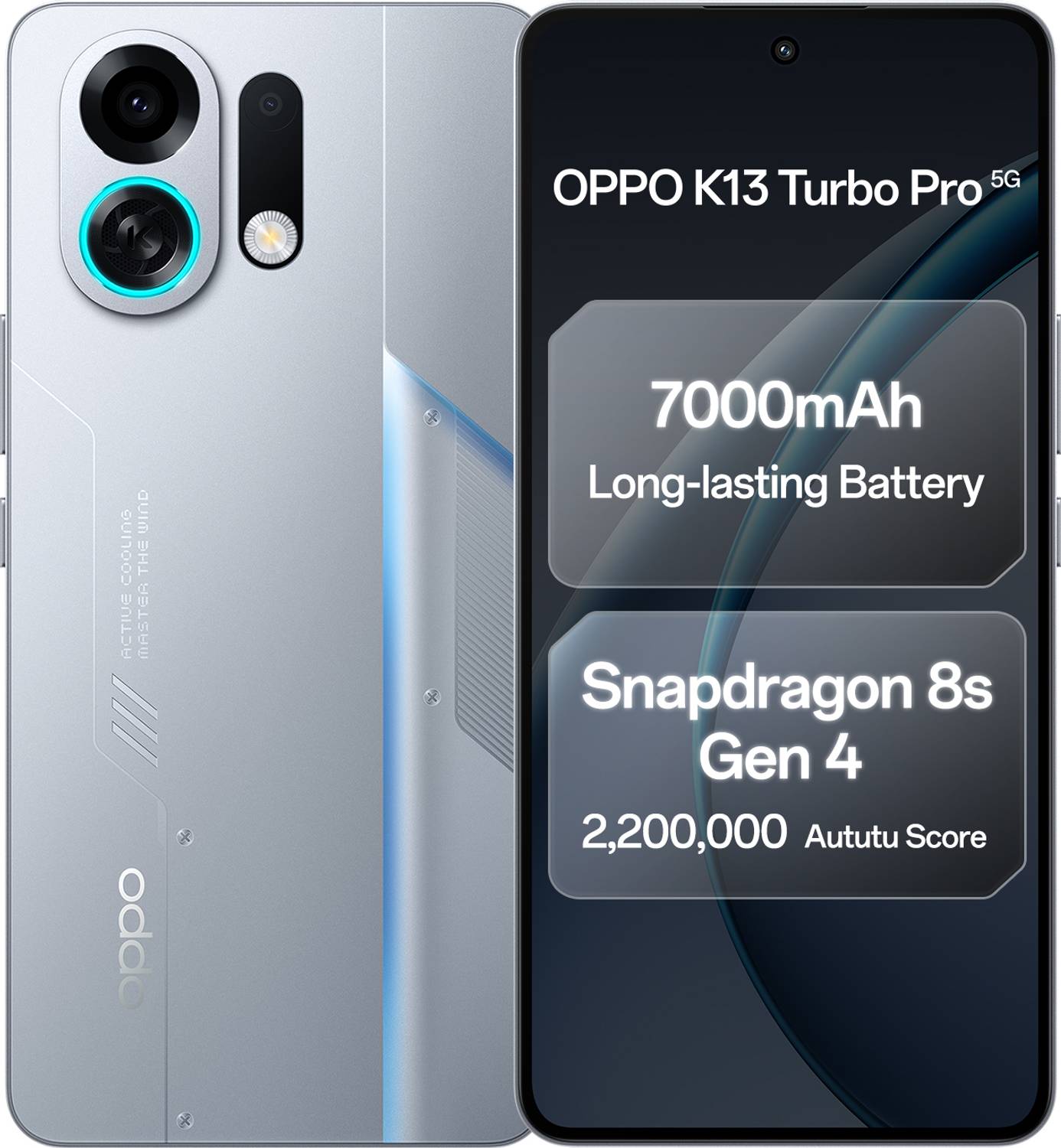 OPPO K13 Turbo Pro 5G 256GB Silver