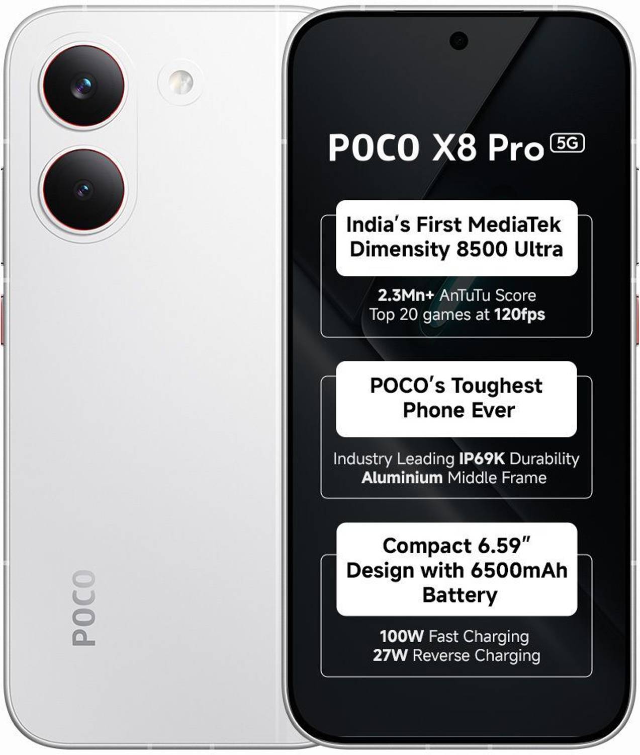 POCO X8 Pro 256GB White