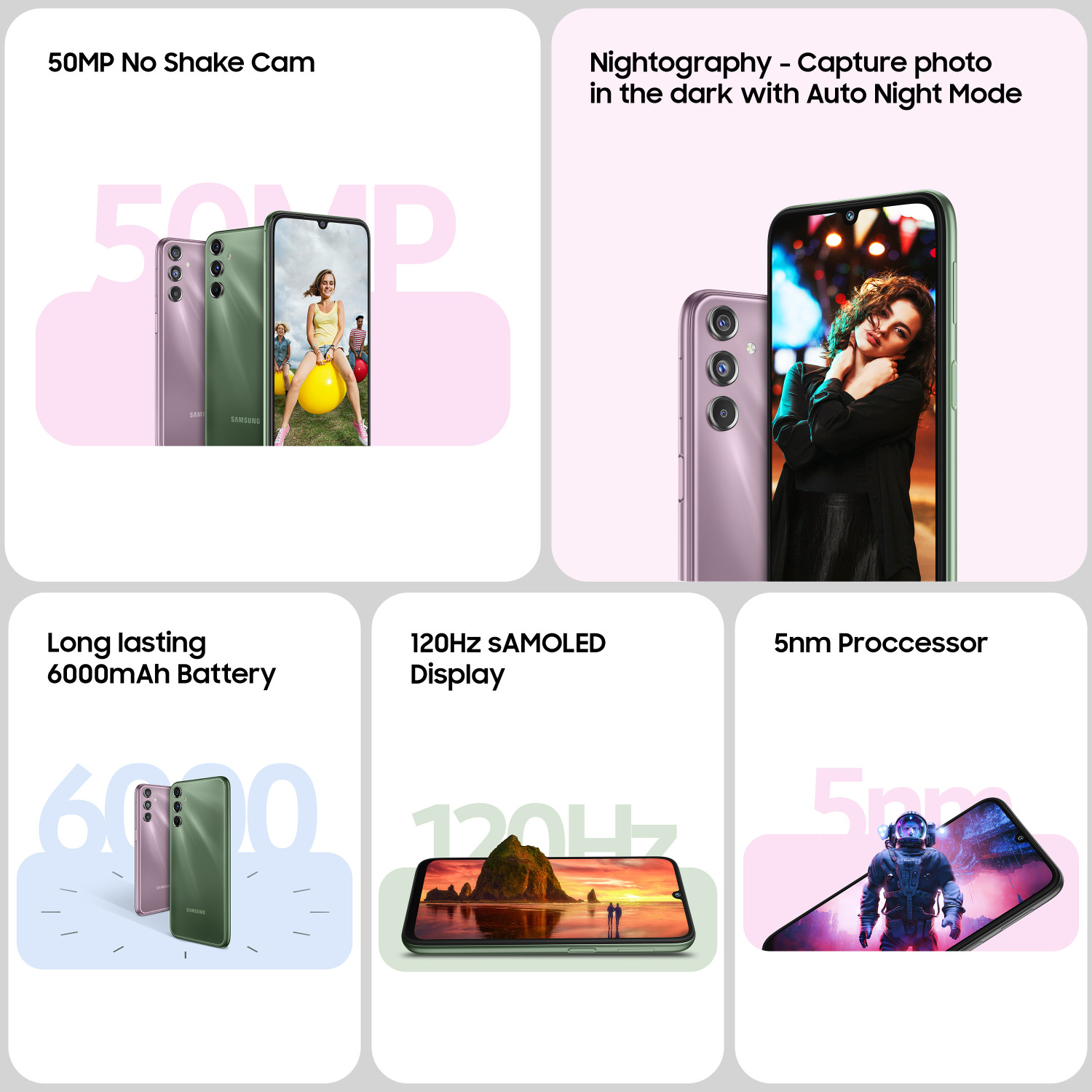 Image of Samsung Galaxy F34 5G (Mystic Green, 128 GB)