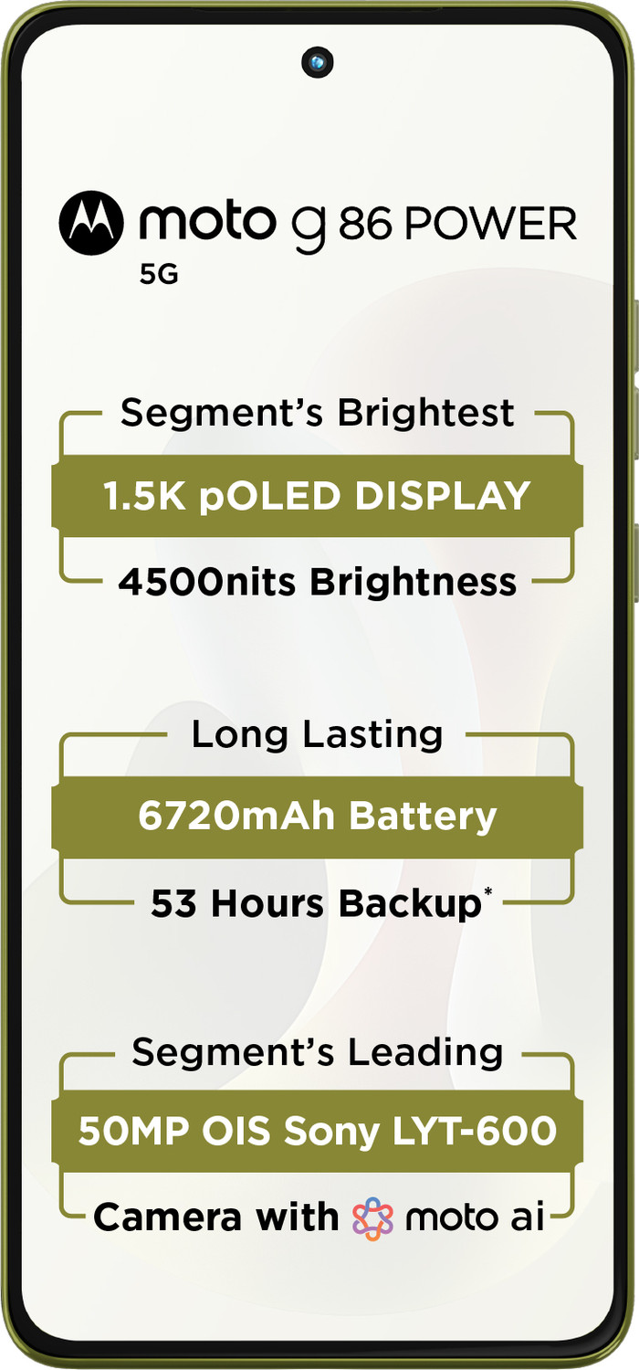 Image of MOTOROLA G86 Power 5G (Pantone Golden Cypress, 128 GB)