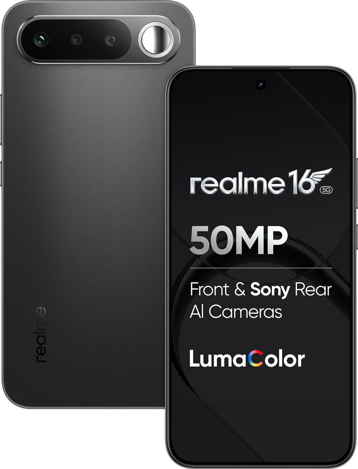realme 16 5G (Air Black, 128 GB) (8 GB RAM)