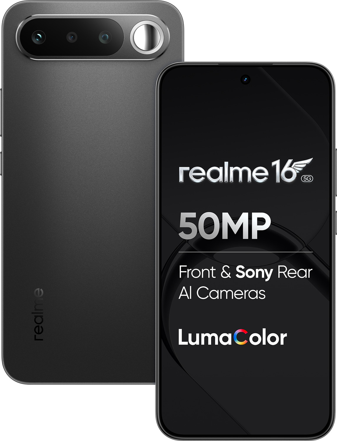 Image of realme 16 5G (Air Black, 256 GB)