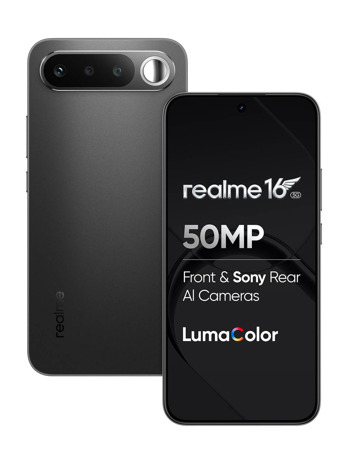 realme 16 5G (Air Black, 128 GB) - Image 1