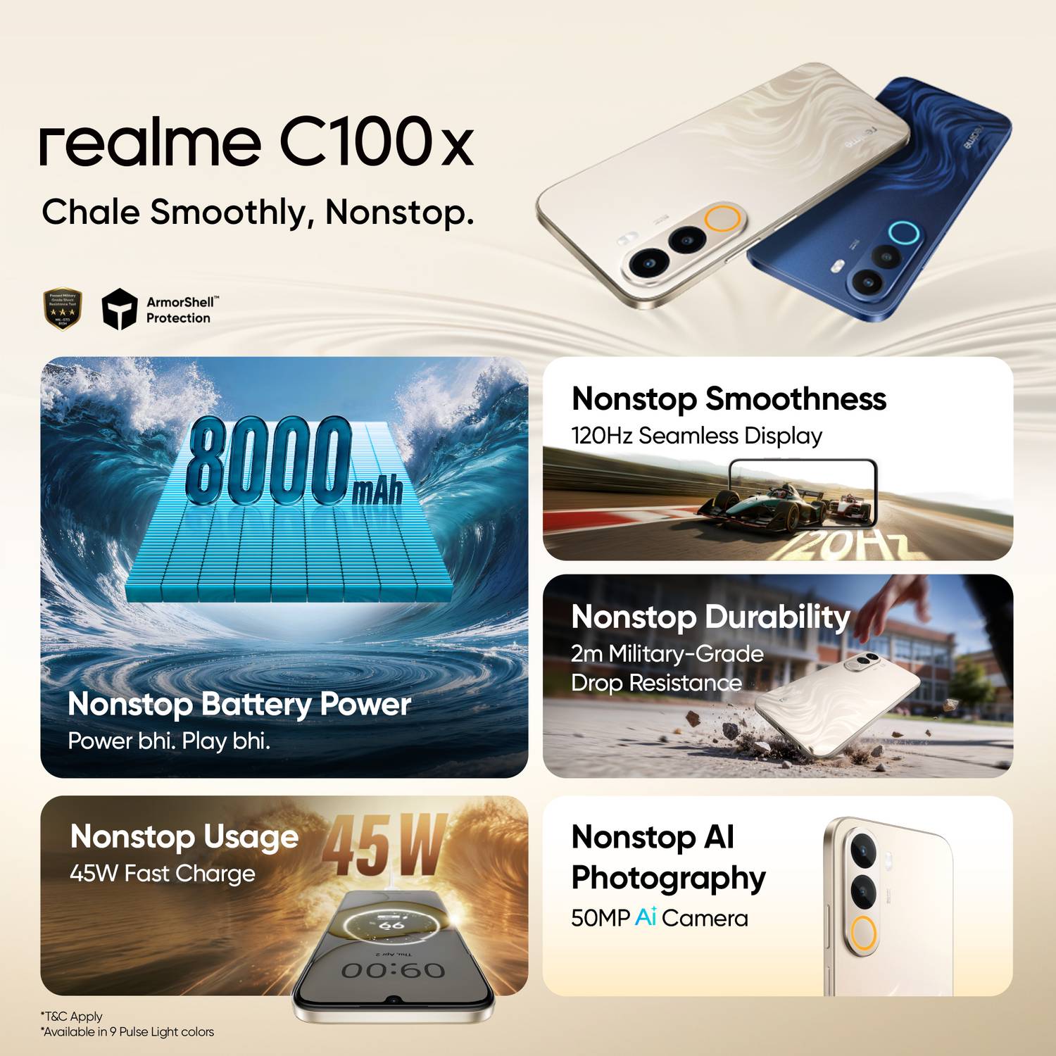 realme C100x 64GB Deepblue Tides - Image 2