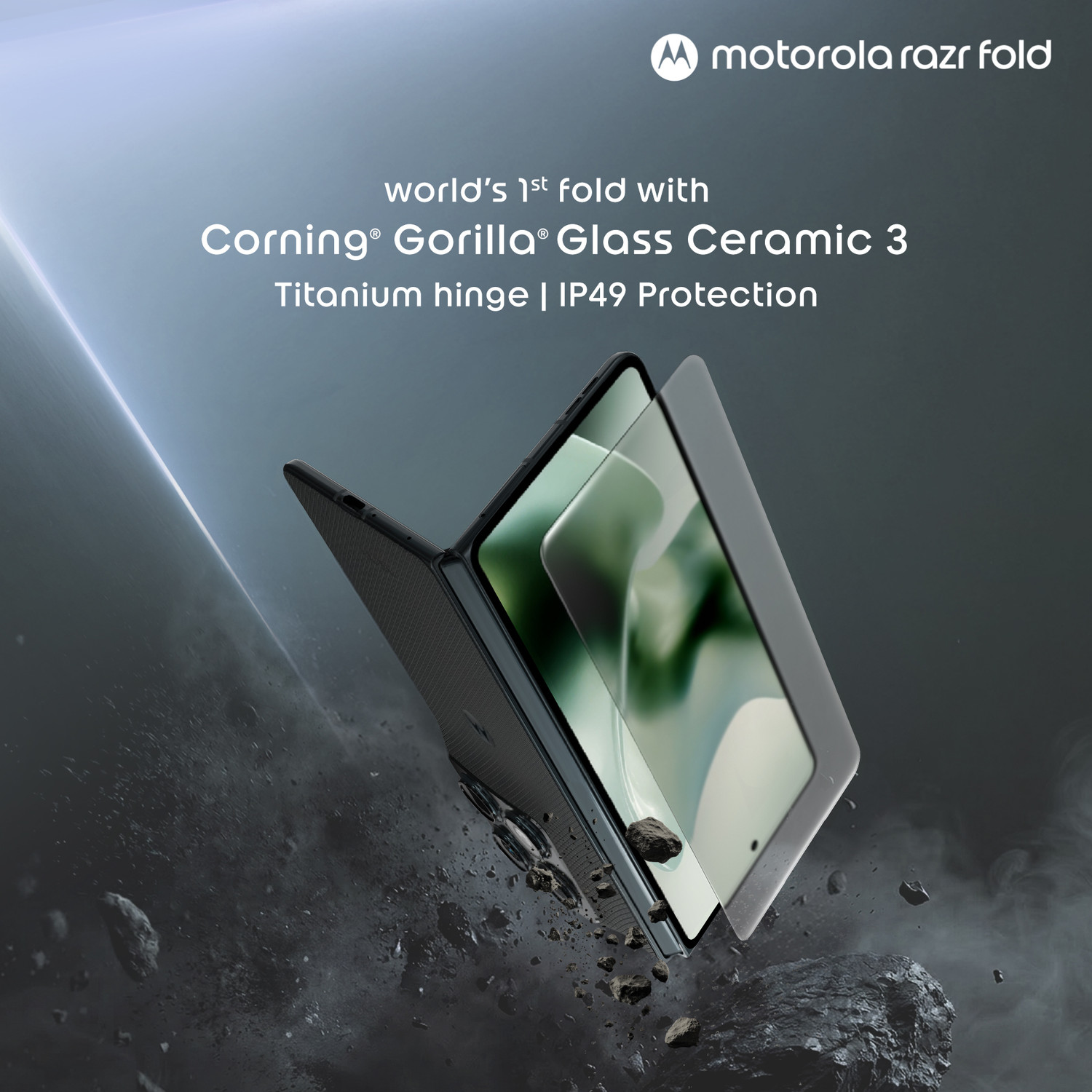 Image of MOTOROLA Razr fold (PANTONE Blackened blue, 512 GB)