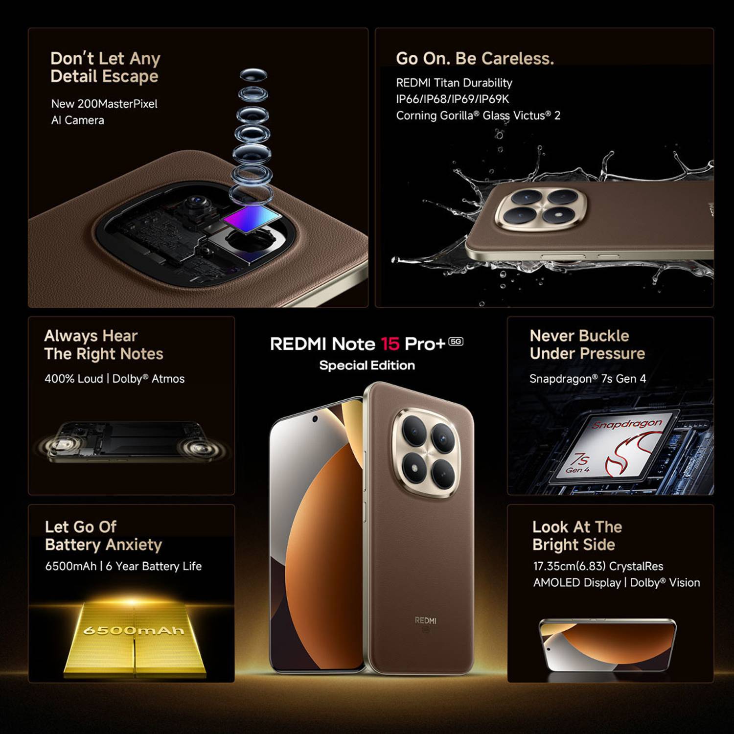 Redmi Note 15 Pro+ 5G 16GB 512GB Coffee Mocha - Image 2