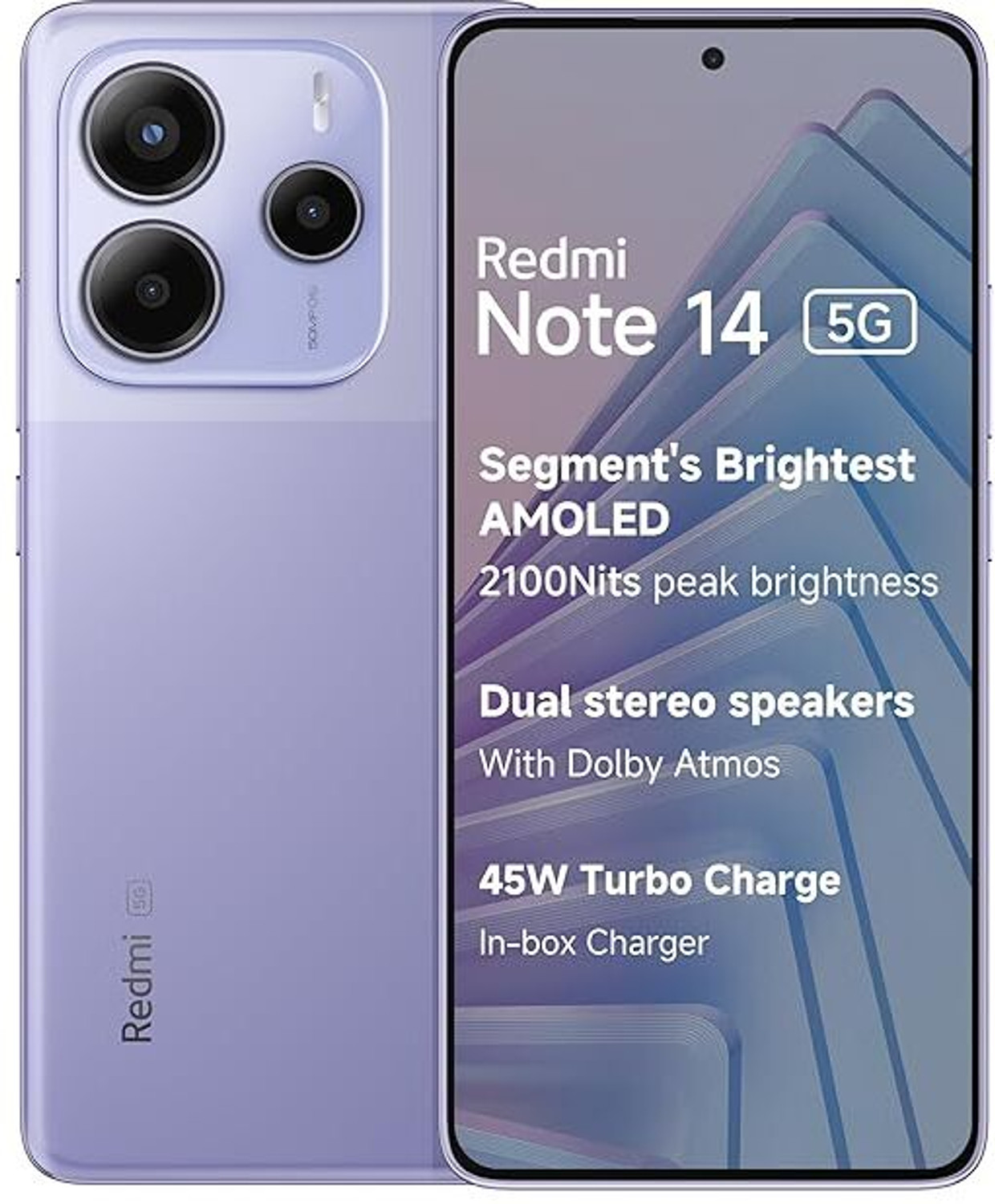Image of REDMI Note 14 5G (Phantom Purple, 128 GB)