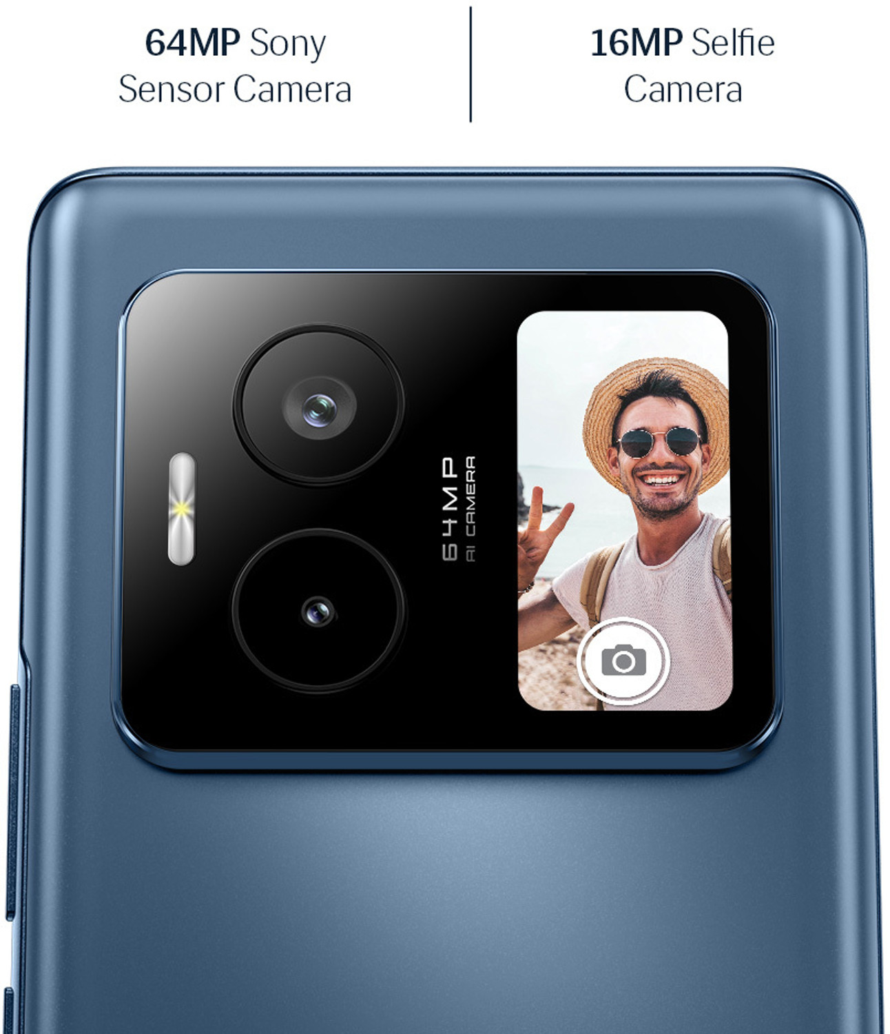 Image of LAVA Blaze Duo (Celestial Blue, 128 GB)