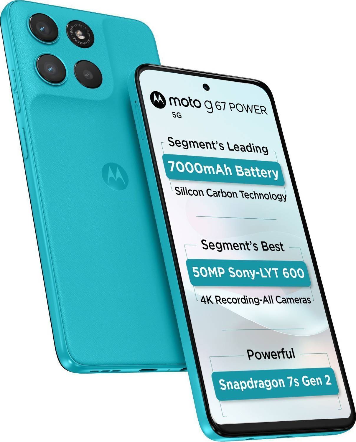 MOTOROLA g67 power 5G 256GB Blue - Image 3