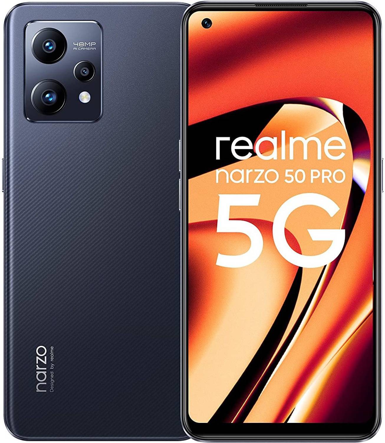 realme Narzo 50 Pro 5G 128GB Hyper Black - Image 1
