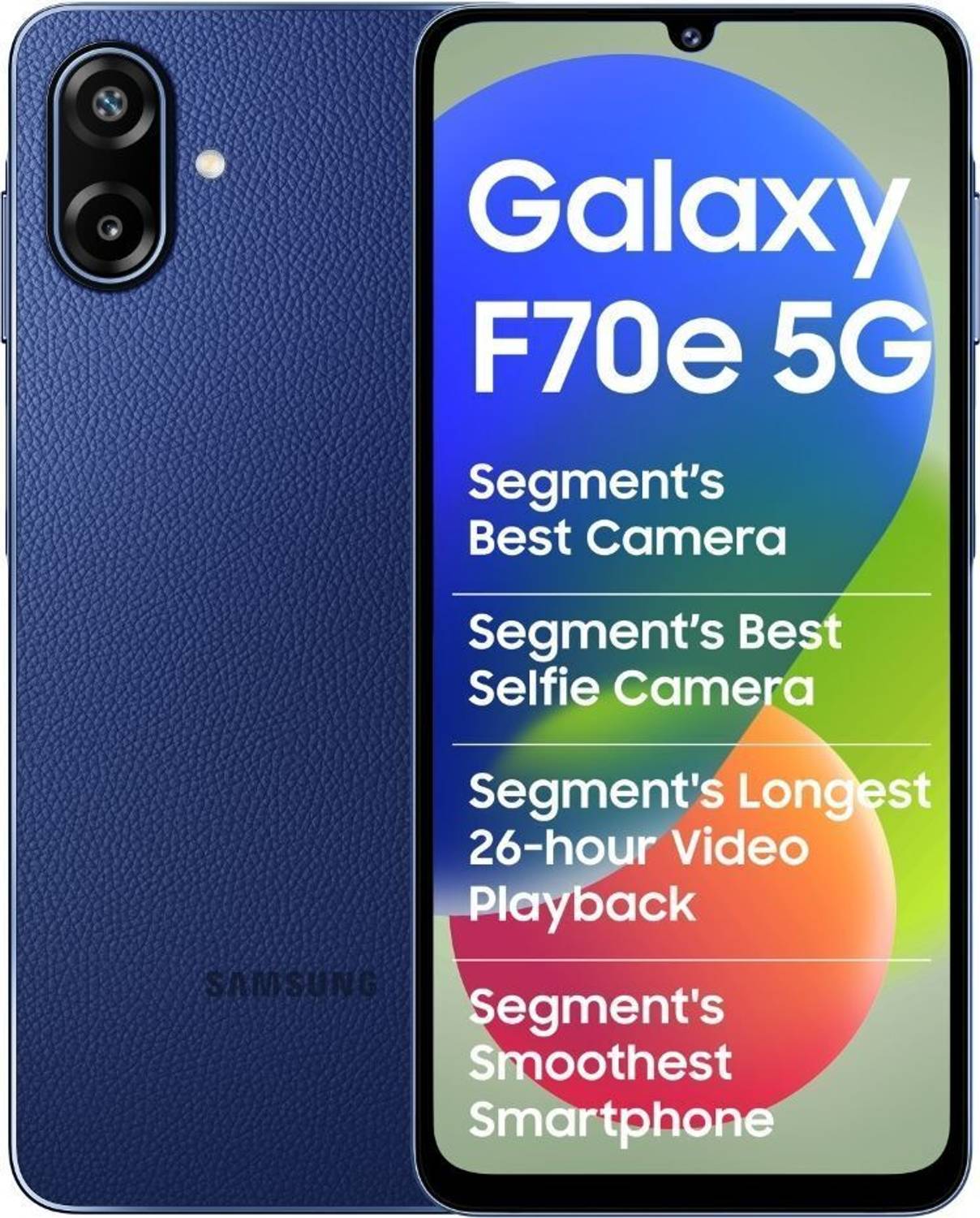 Samsung Galaxy F70e 5G 128GB Blue - Image 1