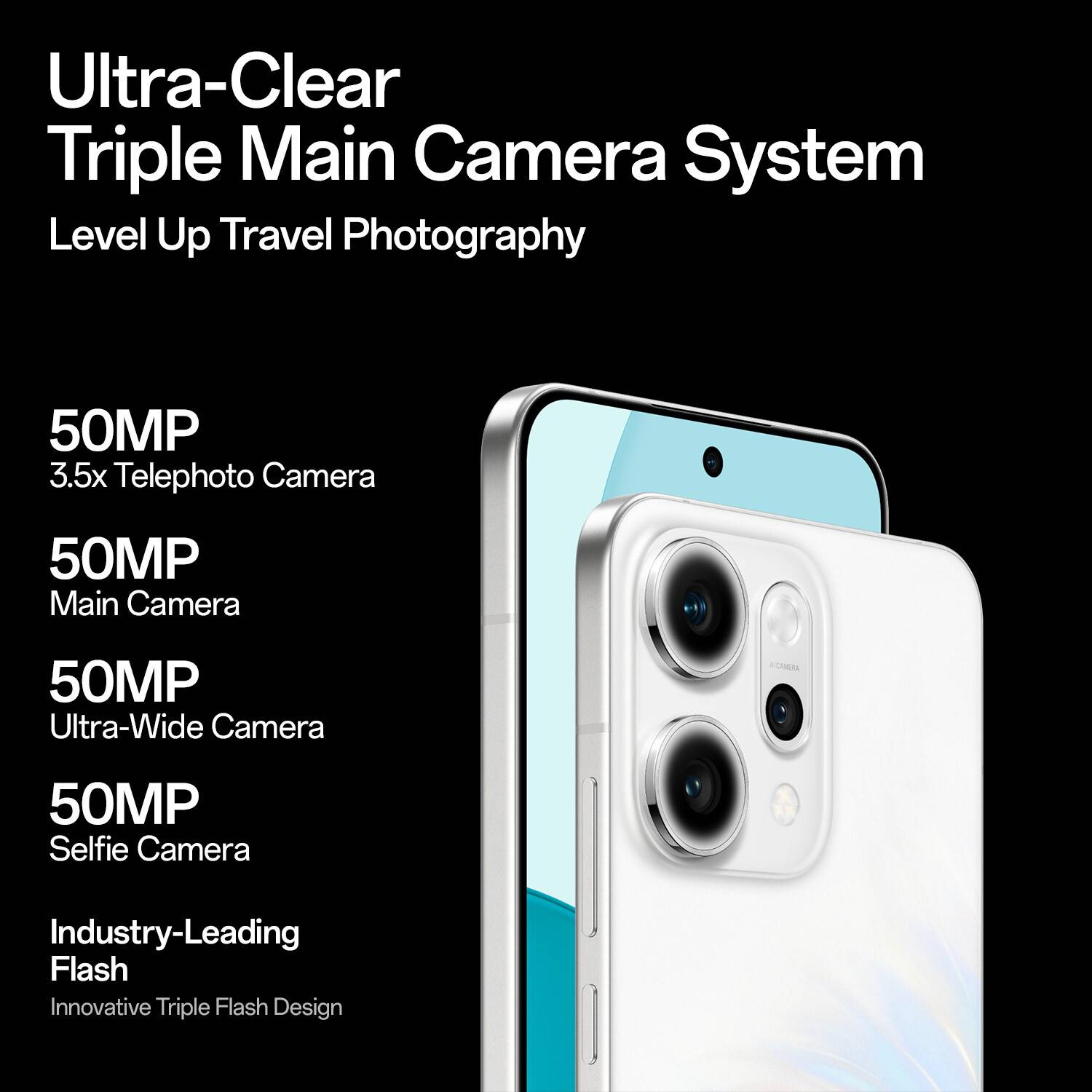 OPPO Reno14 Pro 5G 256GB Titanium Grey - Image 4