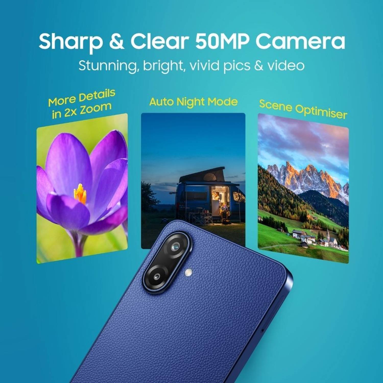 Samsung Galaxy F70e 5G 128GB Blue - Image 4