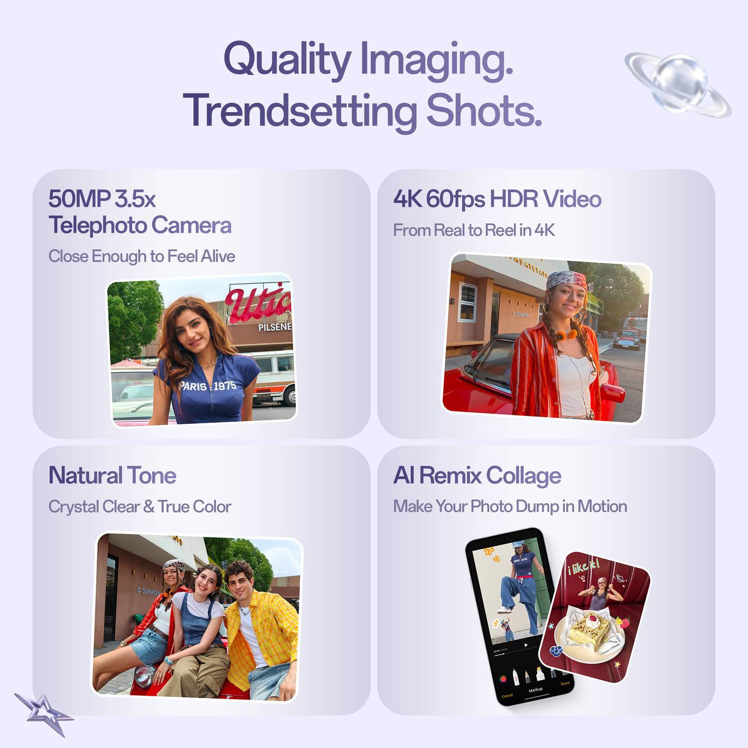 OPPO Reno16 5G 256GB Twilight Violet - Image 2