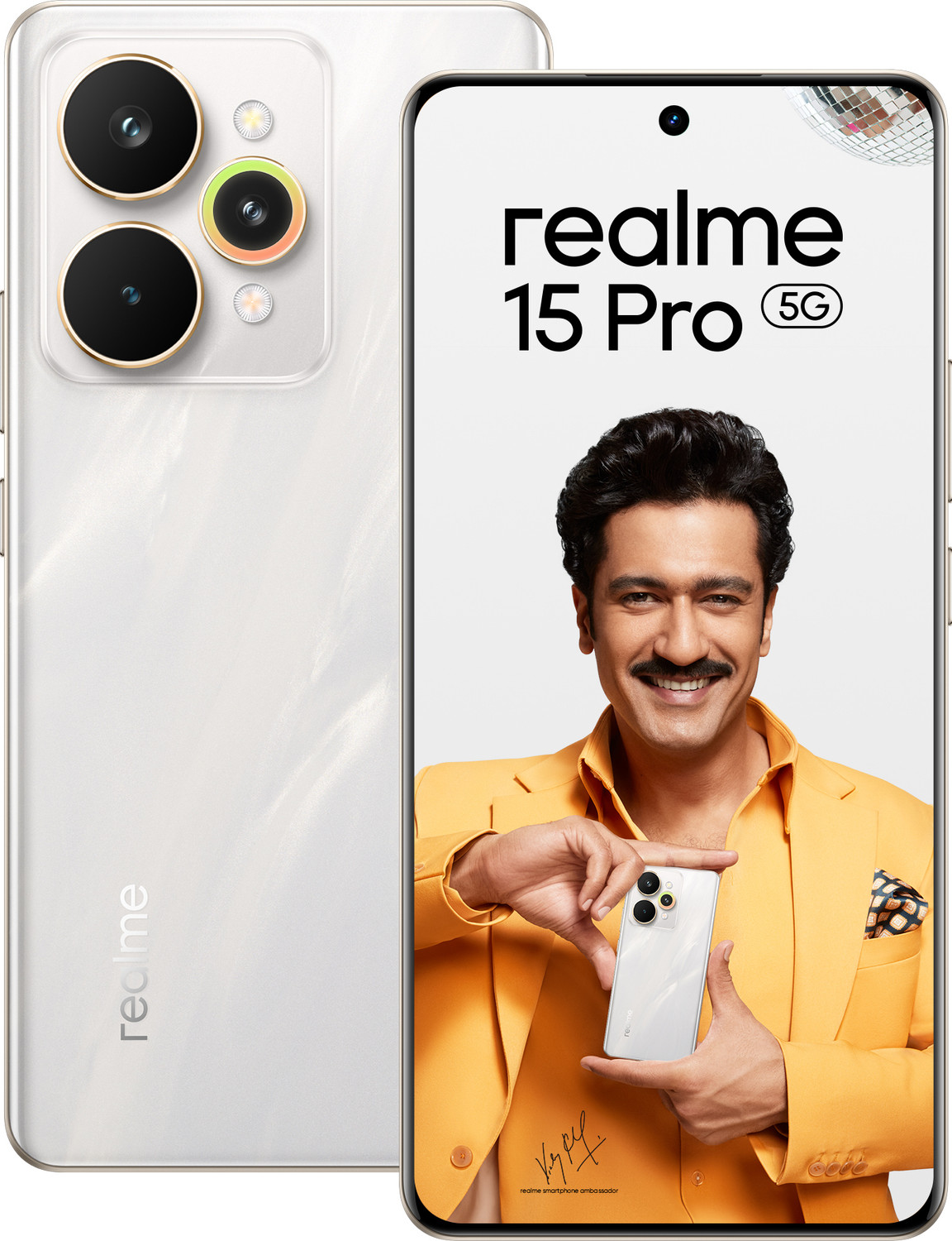 Image of realme 15 Pro 5G (Flowing Silver, 256 GB)
