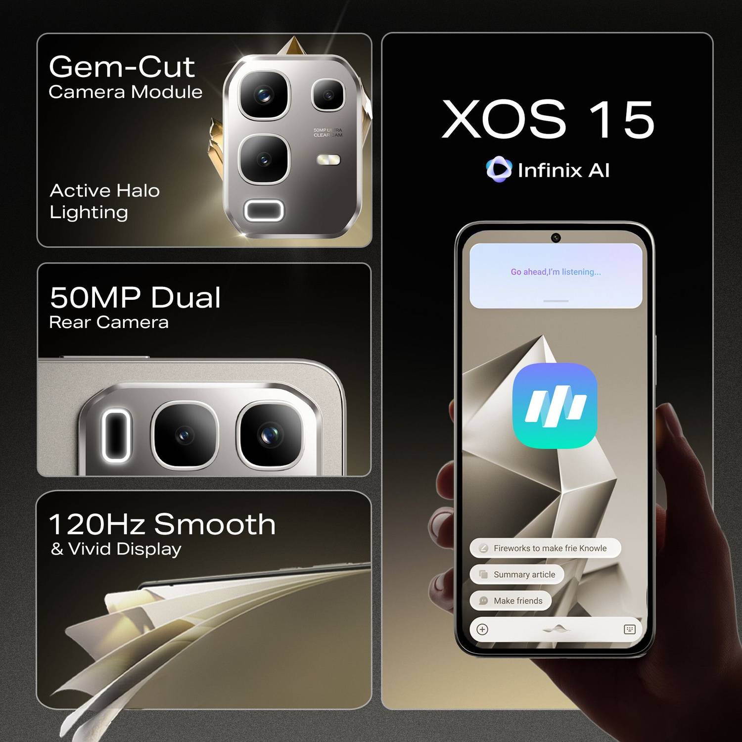 Infinix Note 50x 5G+ 128GB (Titanium Grey) - Image 5