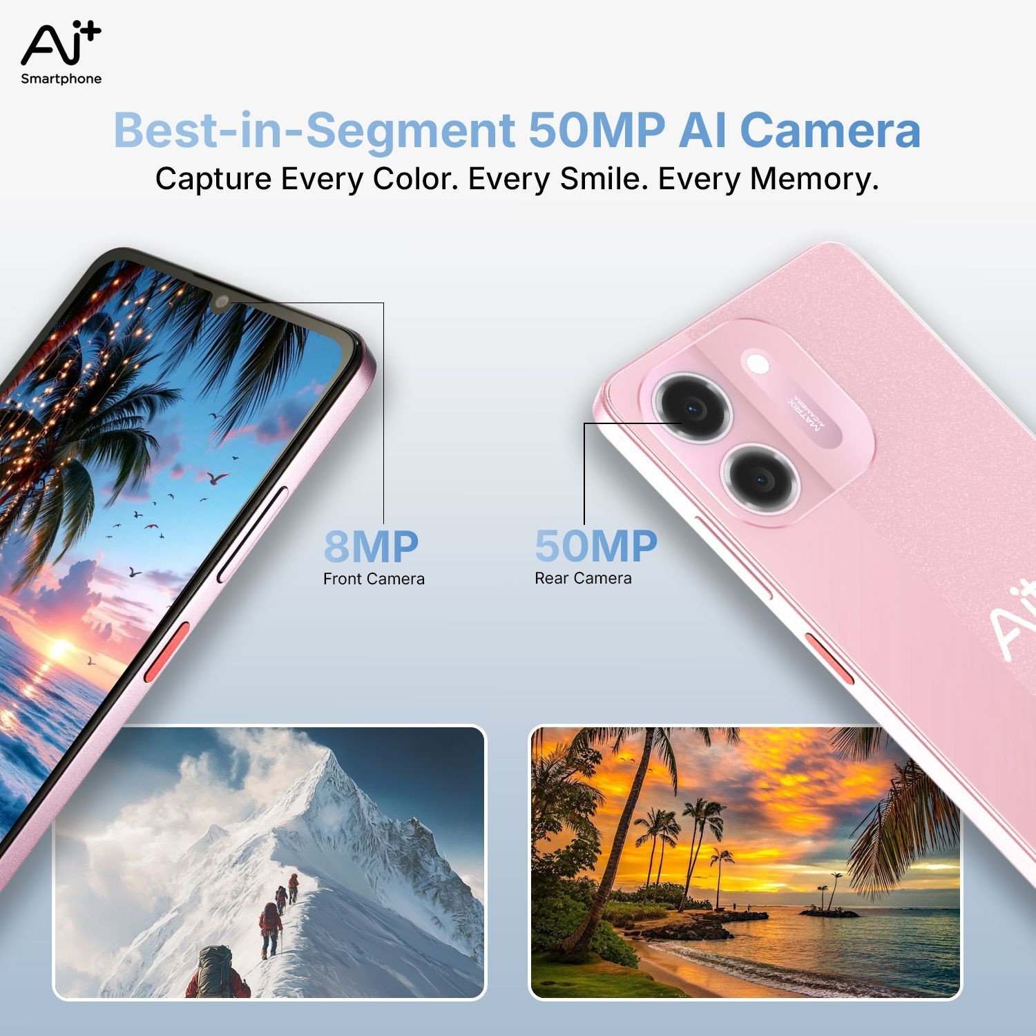 Image of Ai+ Pulse 2 (Pink, 128 GB)