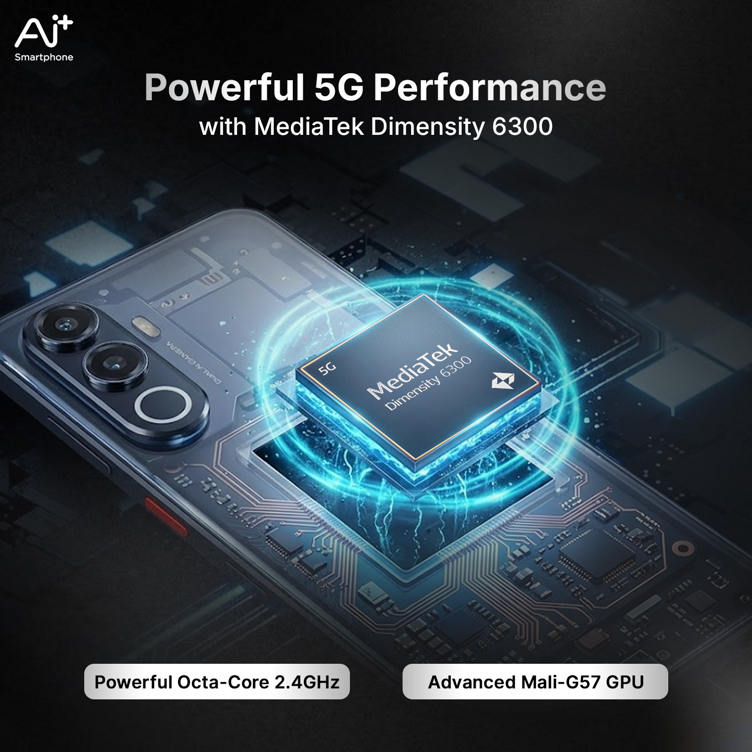 Image of Ai+ Nova 2 Neo 5G (Black, 64 GB)